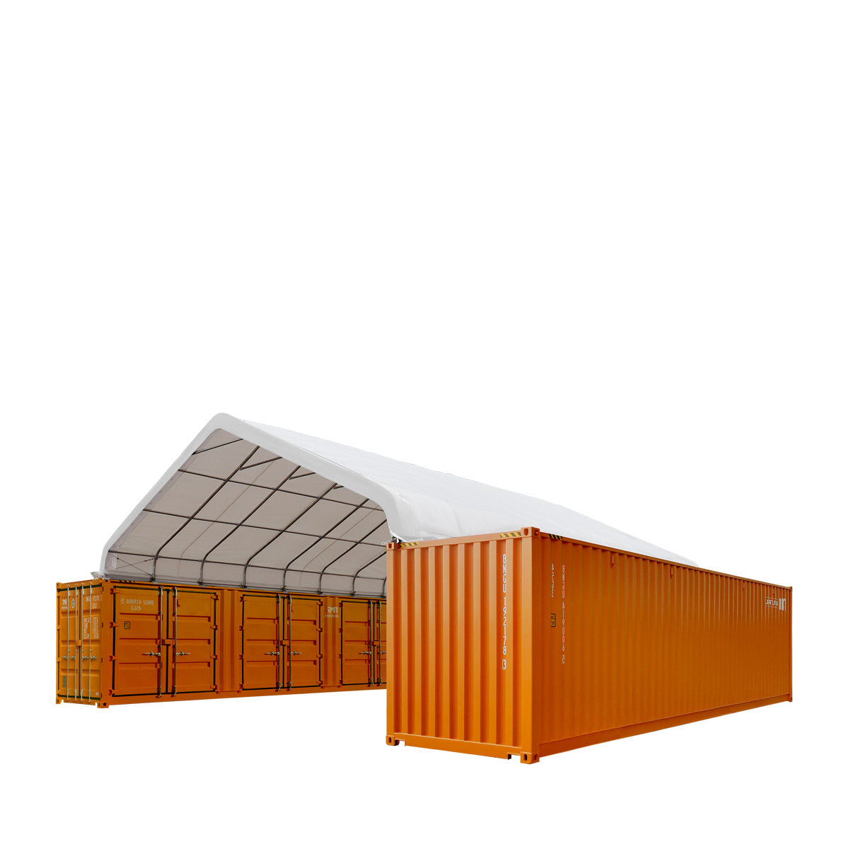 30' x 40' PE Fabric Container Peak Roof Shelter Pro Series, Fire Retardant, UV Protected TMG-ST3042CE (Previously ST3041CE)