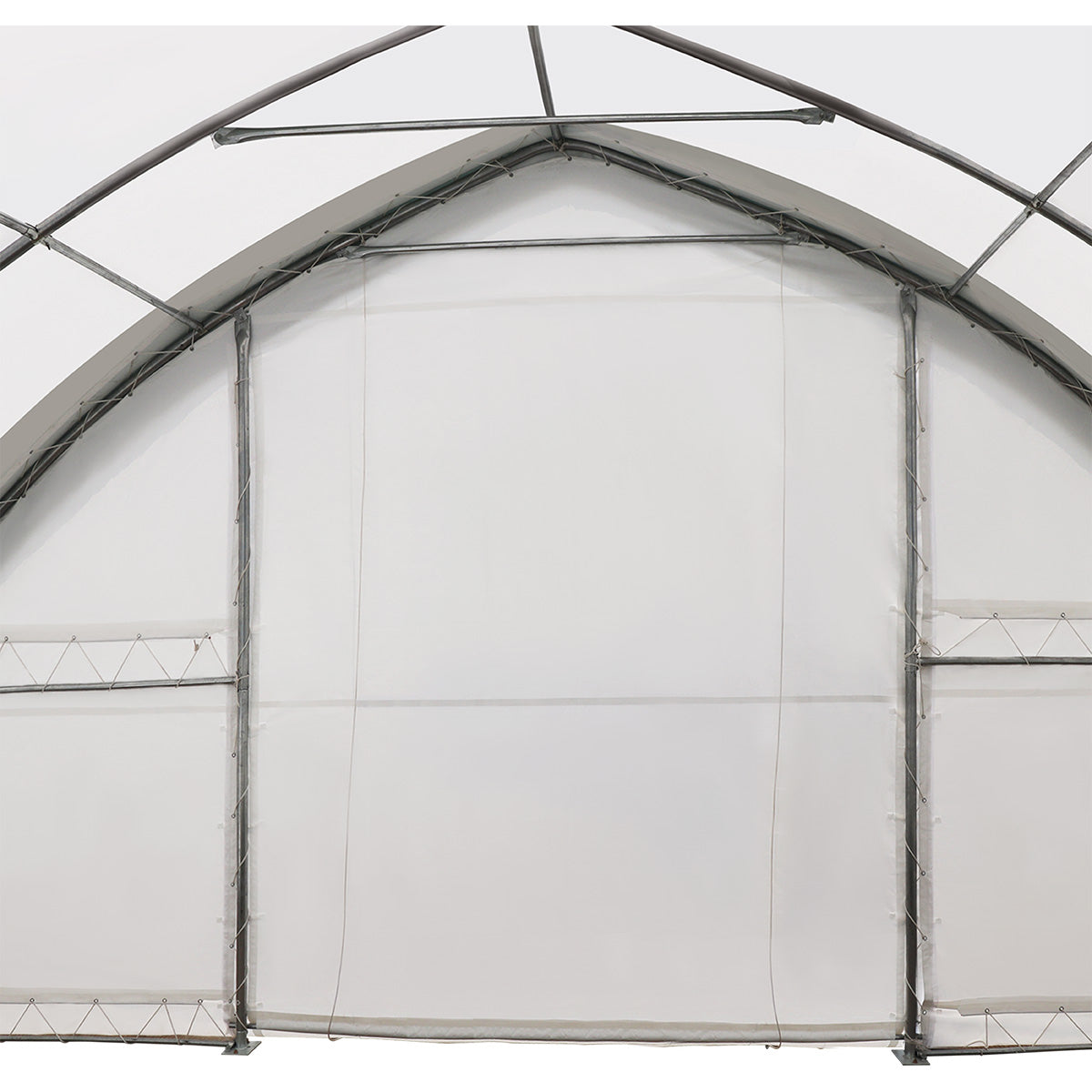 30' x 80' Peak Ceiling Storage Shelter with Heavy Duty 11 oz PE Cover & Drive Through Doors, TMG-ST3082E (Previously ST3080E)