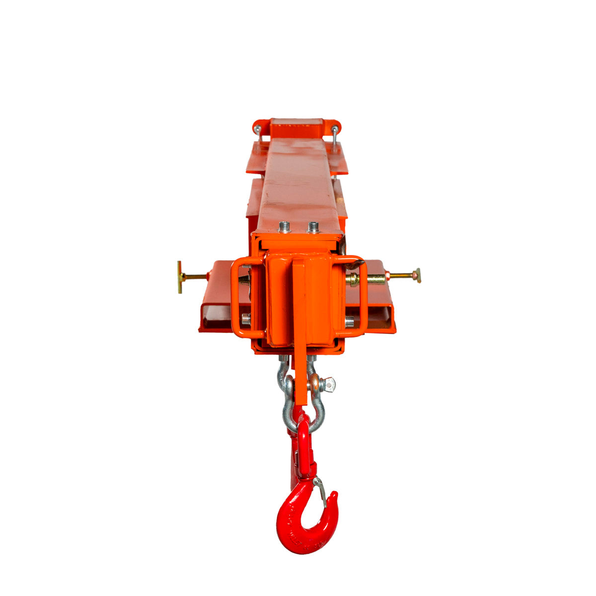 Forklift Telescoping Pivoting Jib Crane, 6600 lb Capacity, Adjustable Boom (30”-138”), Lock Pin Safety, TMG-FJC66P