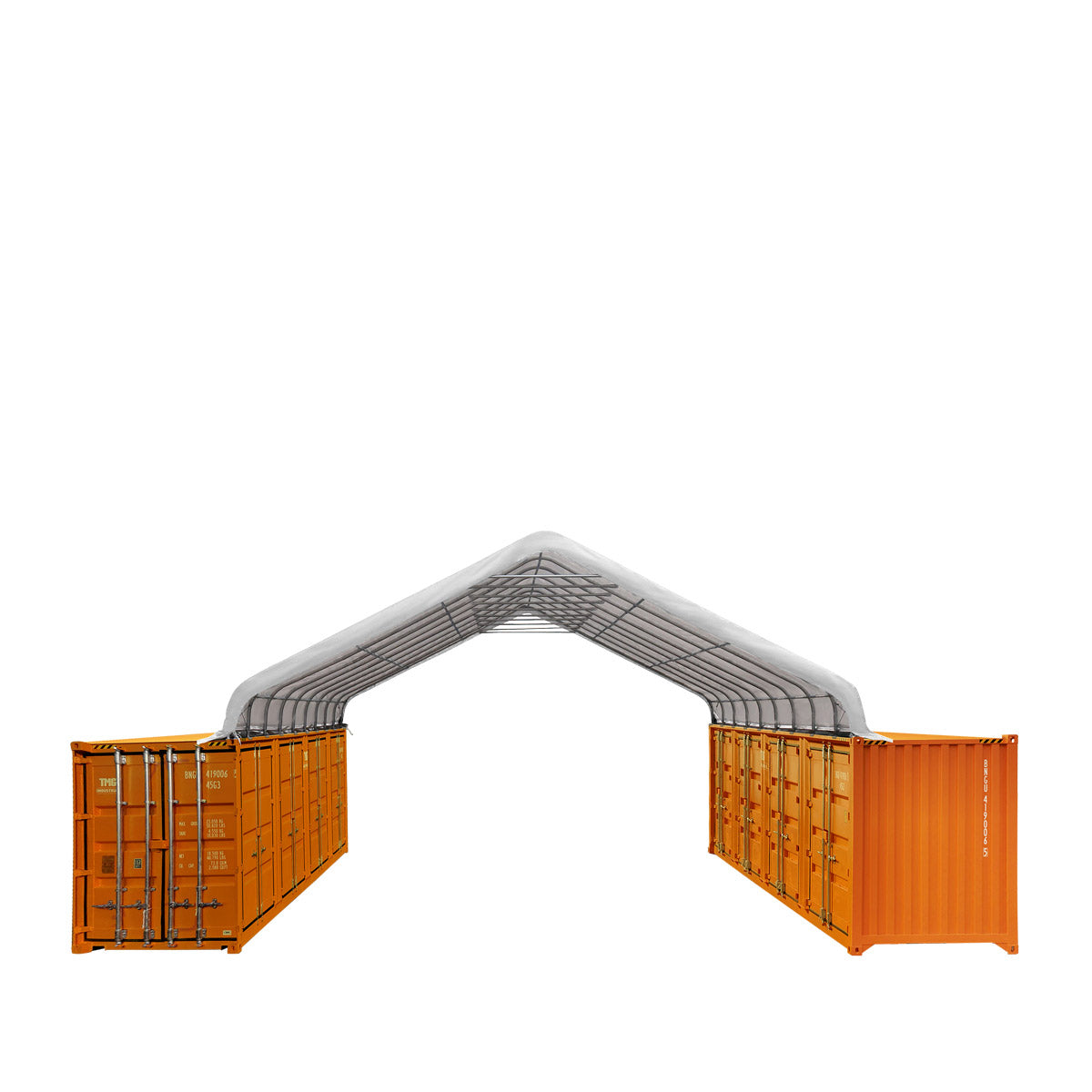 30' x 40' PE Fabric Container Peak Roof Shelter Pro Series, Fire Retardant, UV Protected TMG-ST3042CE (Previously ST3041CE)