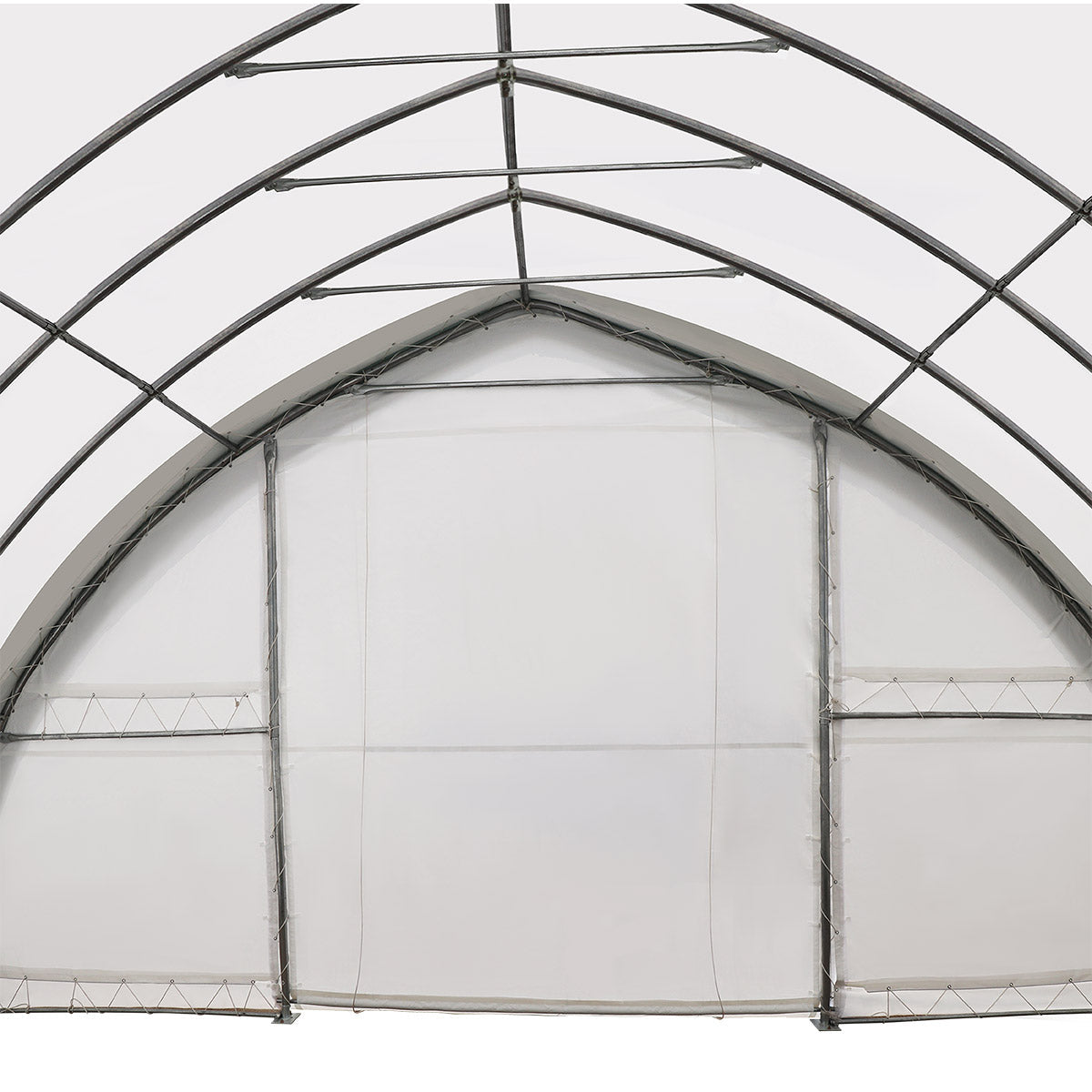 30' x 80' Peak Ceiling Storage Shelter with Heavy Duty 11 oz PE Cover & Drive Through Doors, TMG-ST3082E (Previously ST3080E)